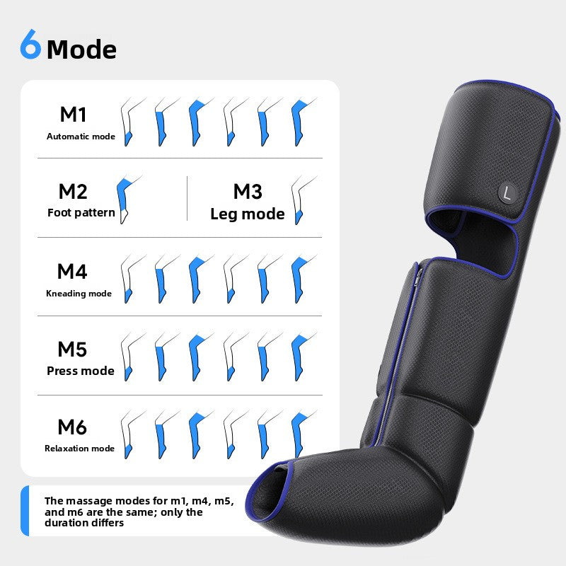Hot compress leg massager