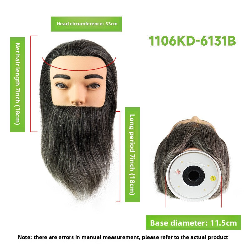 Human Hair Styling Mannequin Head with Shoulder