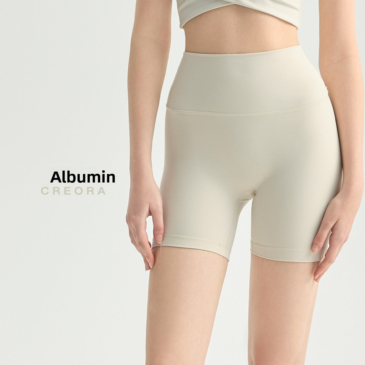 High-Waisted Seamless Yoga Shorts