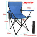 Portable Folding Chair with Backrest for Outdoor Activities