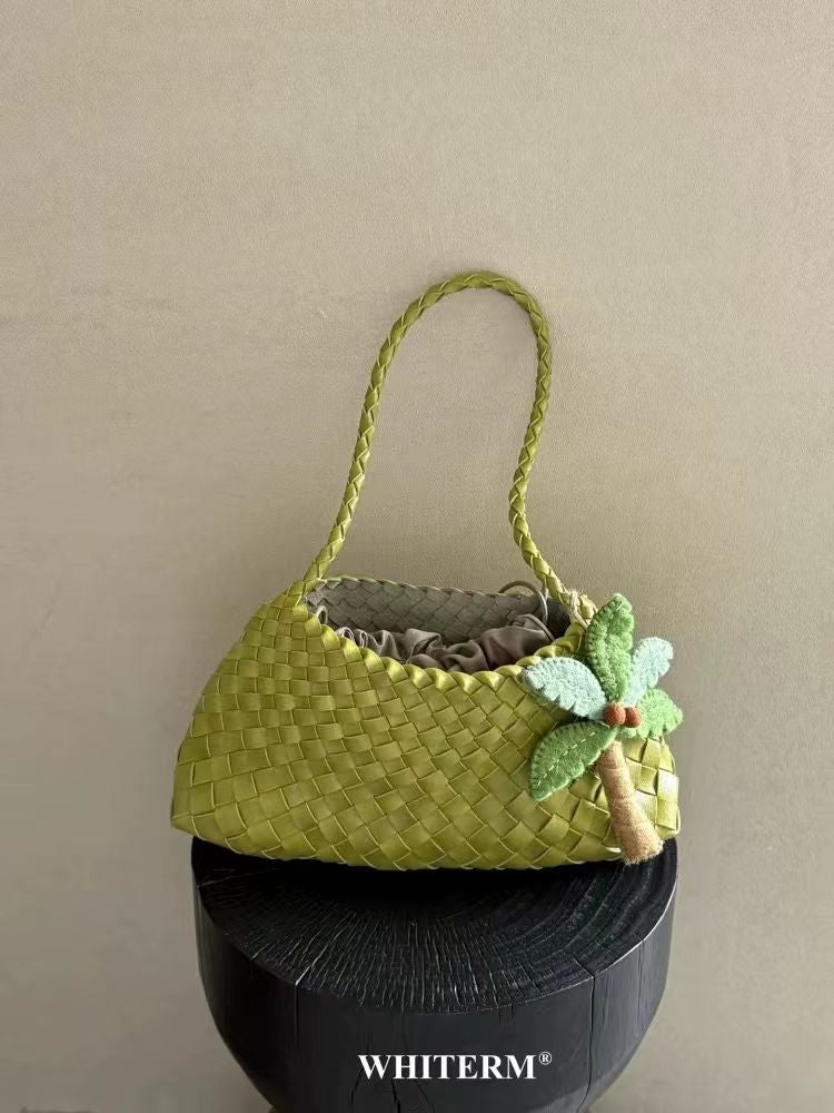 Korean Handwoven Underarm Shoulder Bag