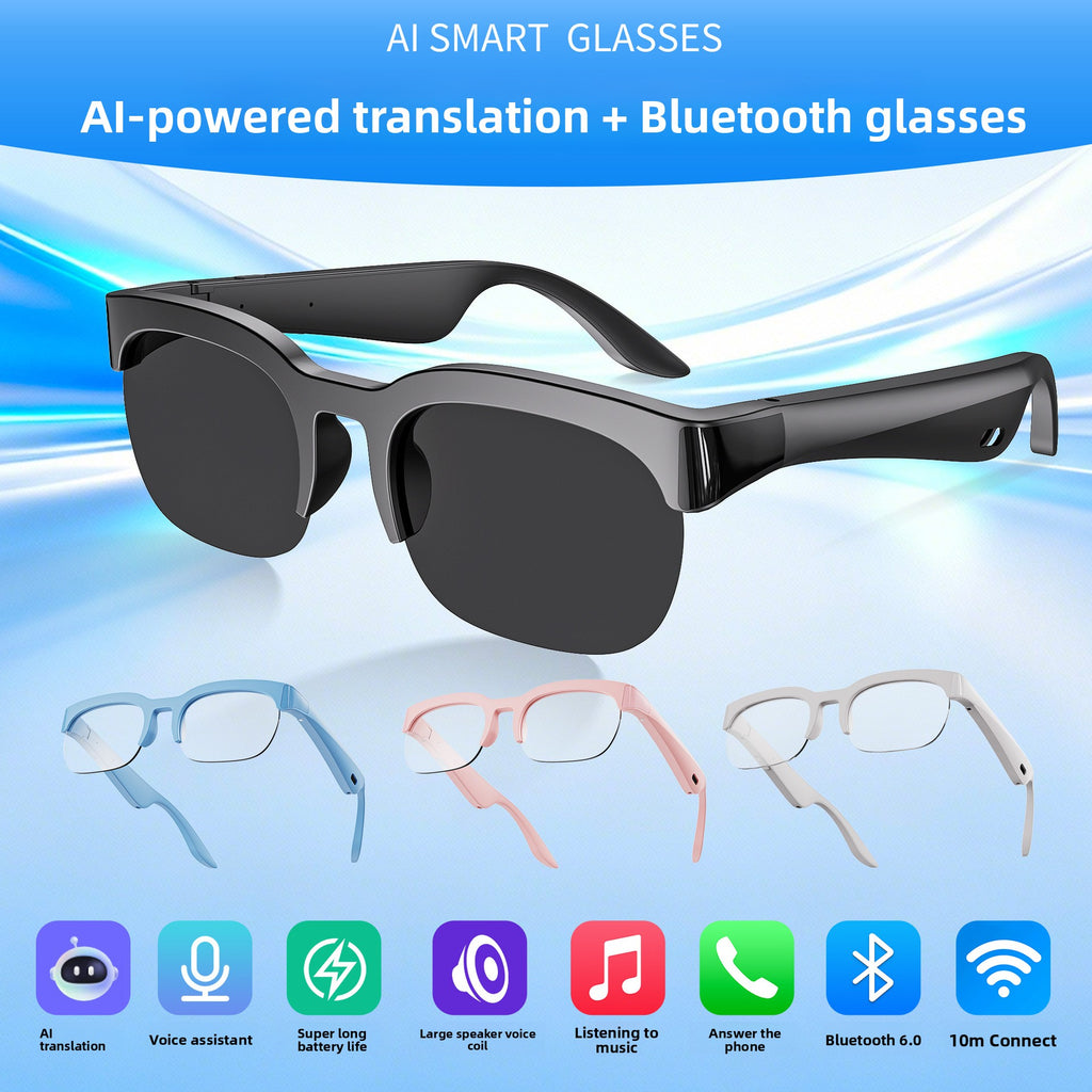 AI-powered Bluetooth smart glasses