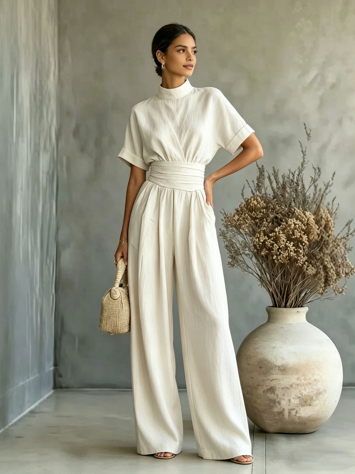 Wide-leg jumpsuit