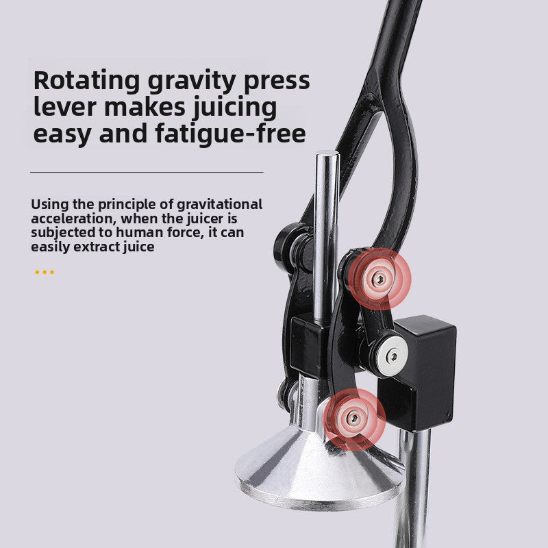 Manual Fruit Juicer Pulp Separator