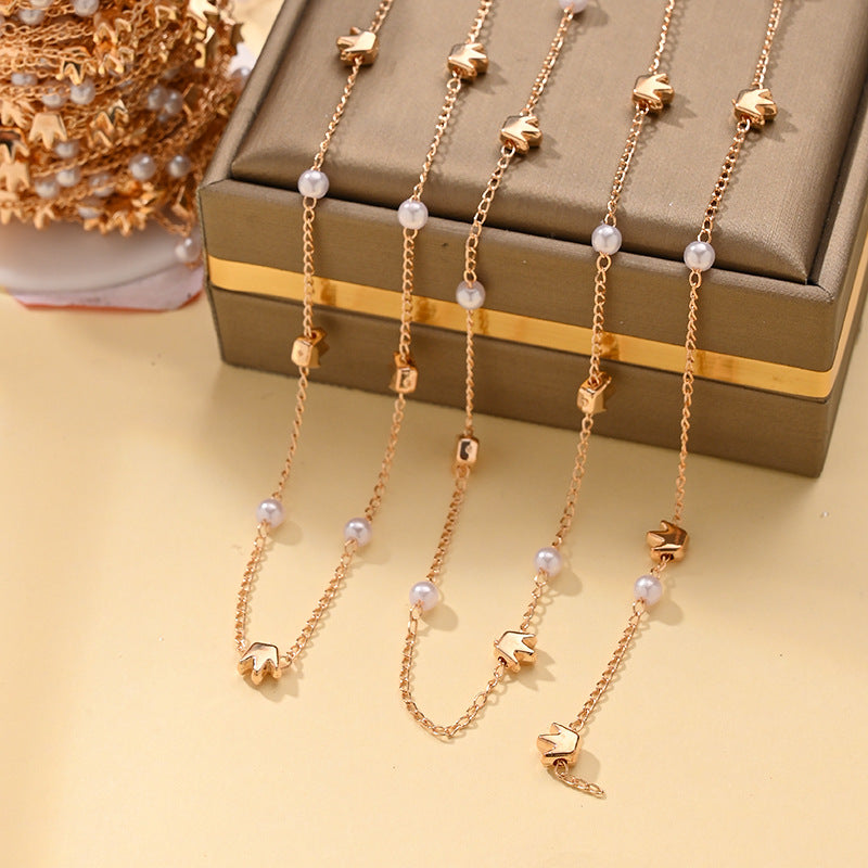 Fashion Imitation Pearl Chain Jewelry