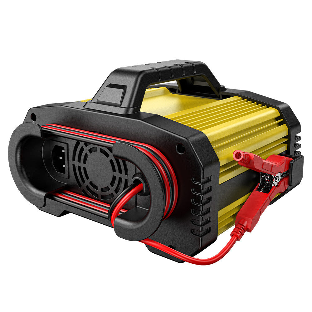 Portable 12V 24V Car Battery Charger with Auxiliary Start