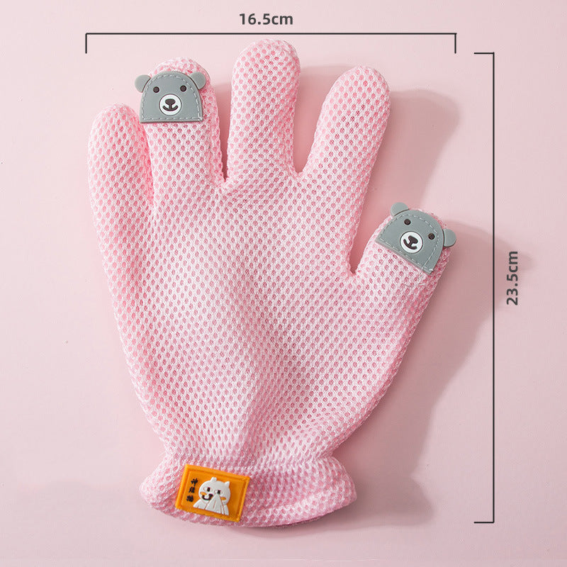 Pet Grooming Gloves for Cats and Dogs