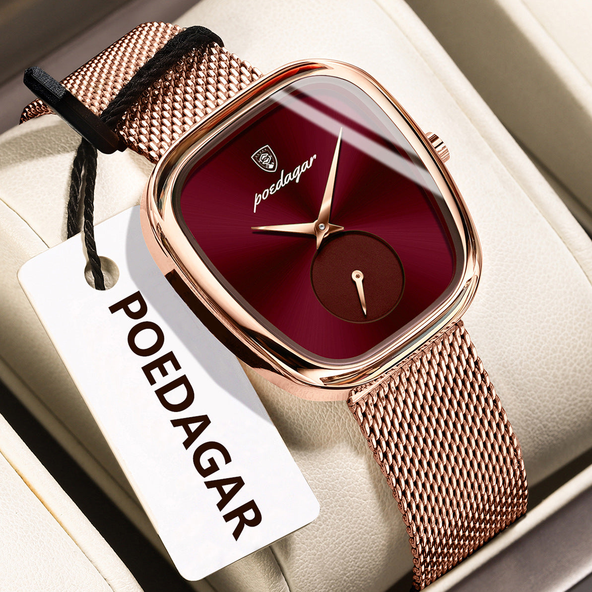 Fashion Quartz Women's Watch with Stainless Steel Mesh Strap