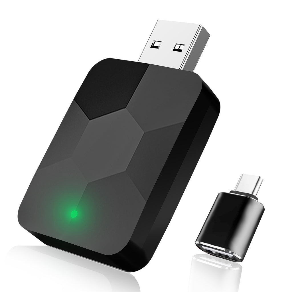 Wireless CarPlay Android Auto Adapter USB Dongle