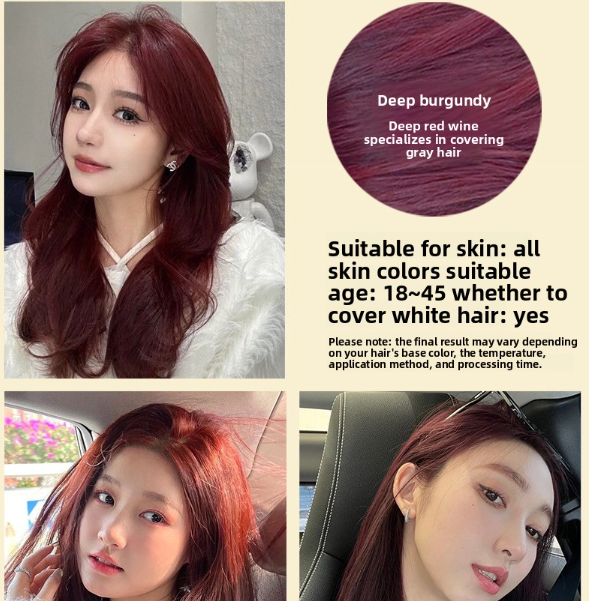 Plant-Based Bubble Hair Dye for Gray Coverage