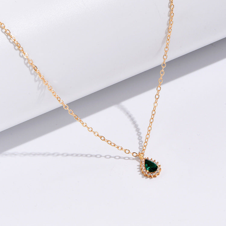 French-style gold-plated copper necklace
