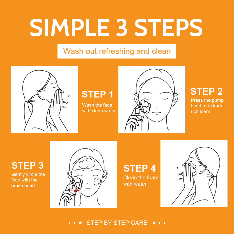 Turmeric Cleansing Mousse for Oil Control and Brightening