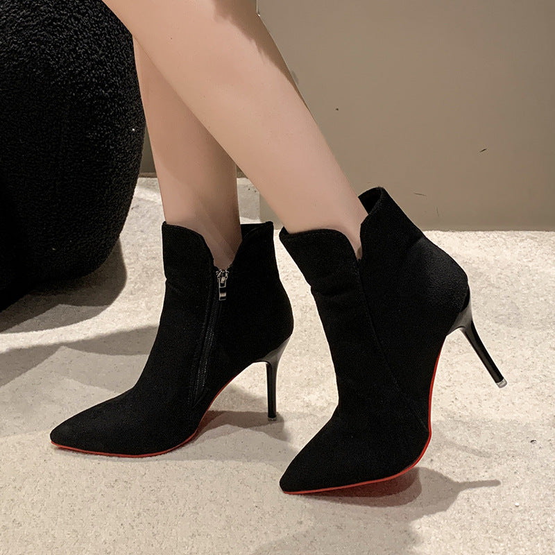 Womens Red Bottom Martin Boots