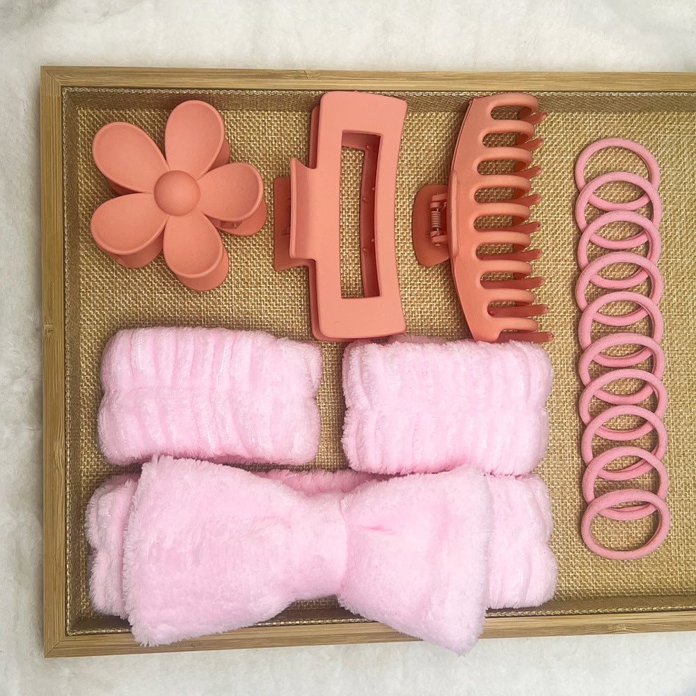 Soft Fabric Hair Accessories Set