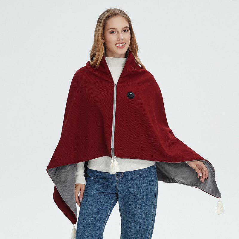 Electric heating shawl