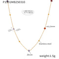 French Romantic Stone Necklace