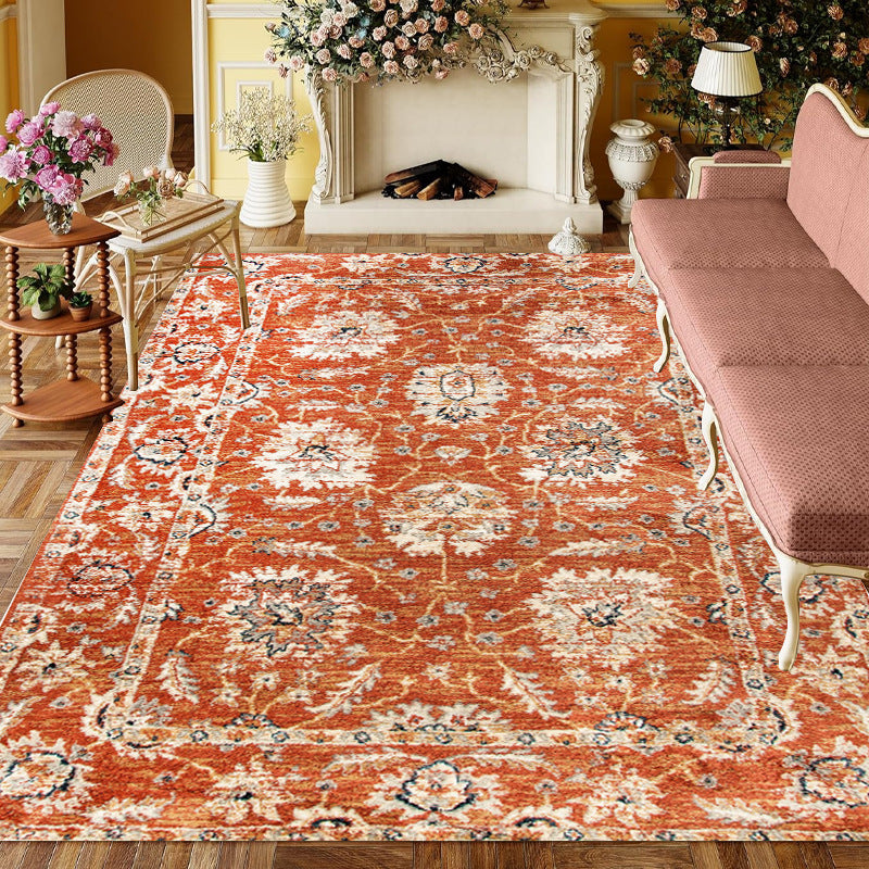 Retro Elegant Imitation Cashmere Floor Mat
