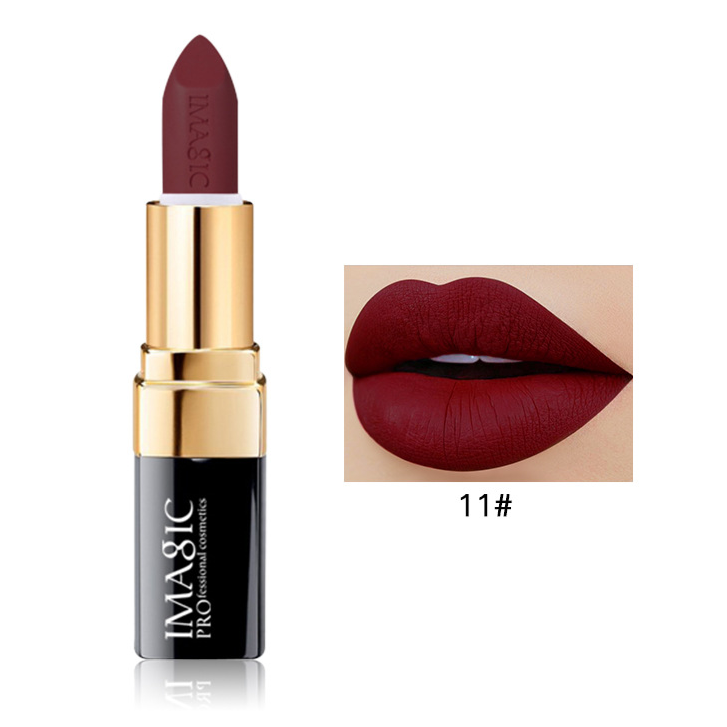 Black tube gold ring matte matte matte face lipstick
