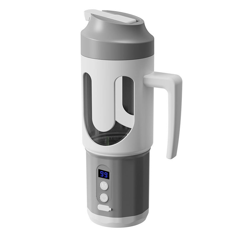 Portable Rechargeable Fruit Juicer with Digital Display