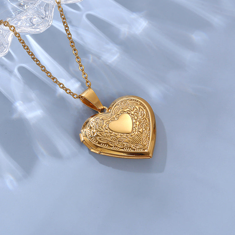 Heart Photo Frame Necklace