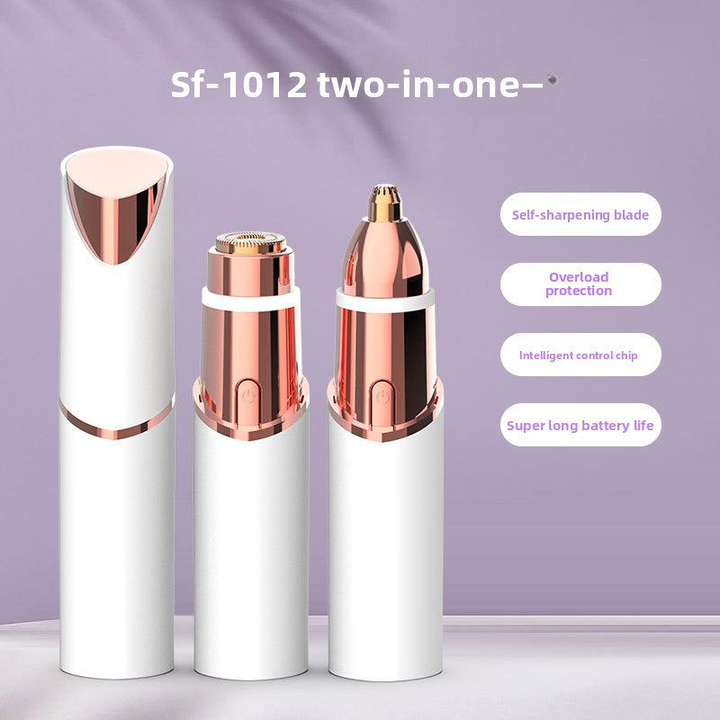 Rechargeable 2-in-1 Hair Trimmer and Removal Device