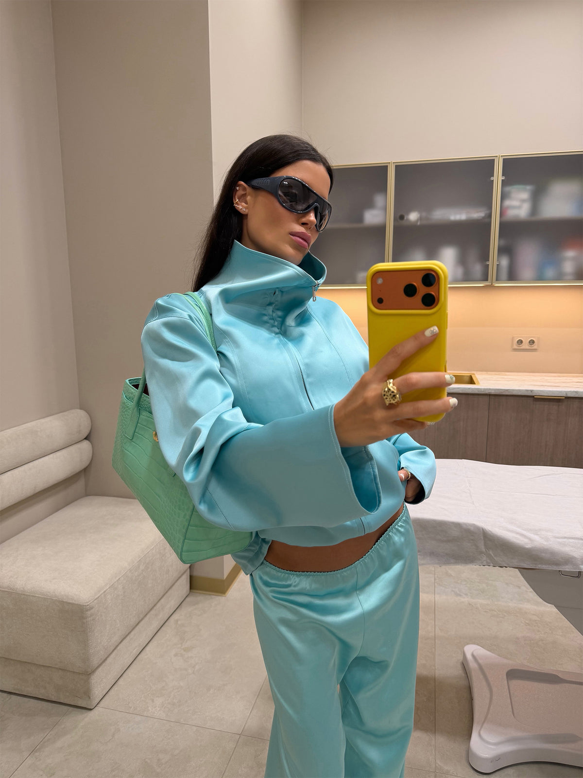 Women's Satin Two-Piece Set