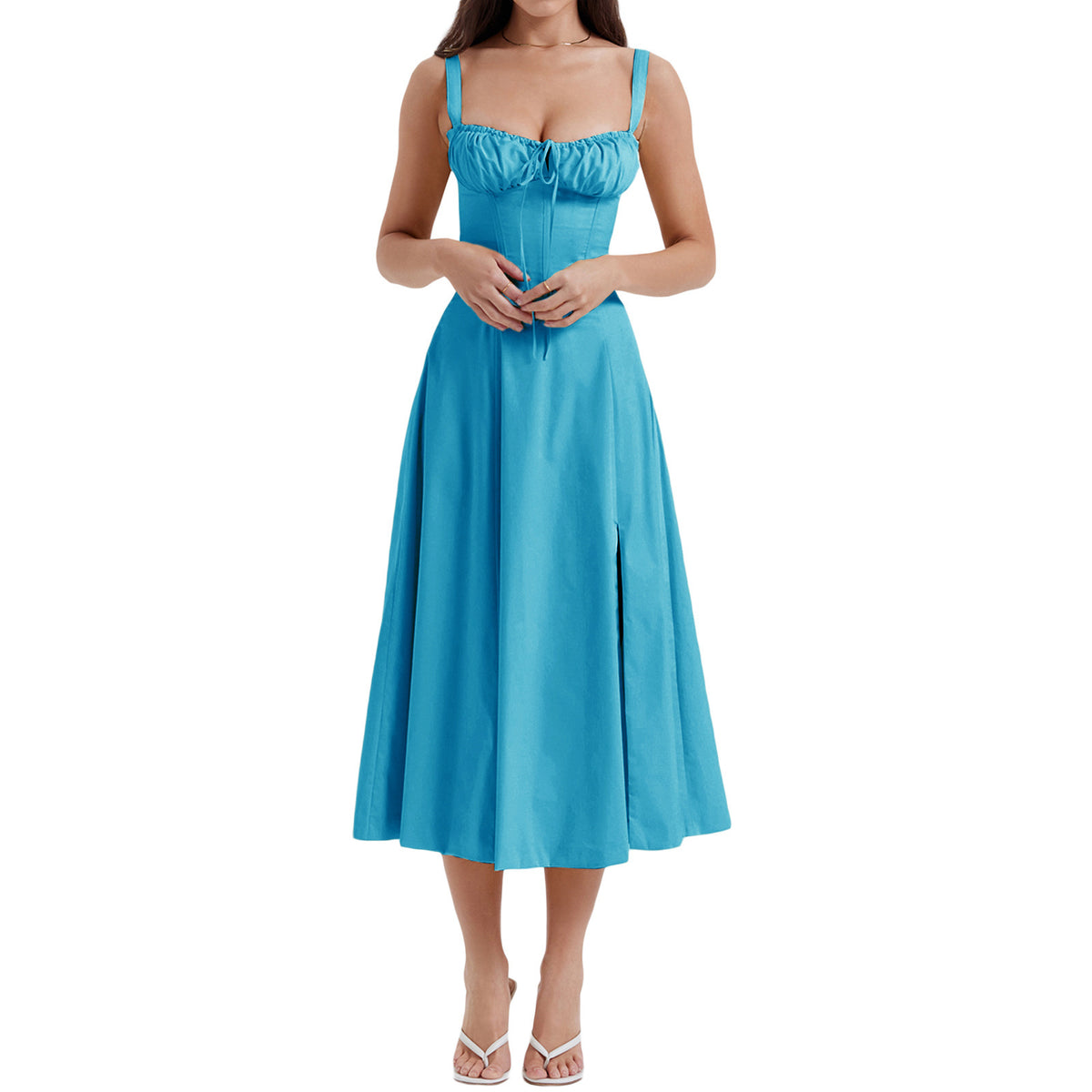 Strap Waist Sling Dress