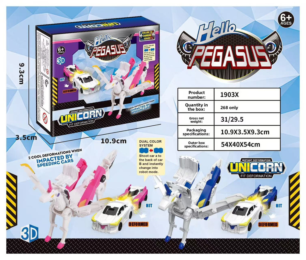 Transformable Dragon Pegasus Toy Car