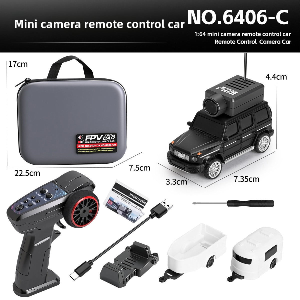 Mini FPV Remote Control Car with Camera