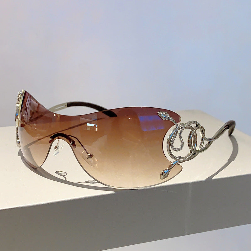 Frameless Snake Legs Sunglasses
