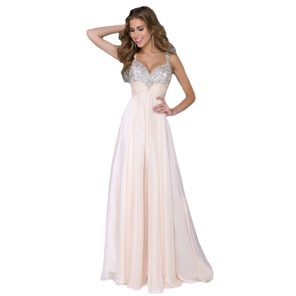 Women's Sequin Chiffon Evening Dress