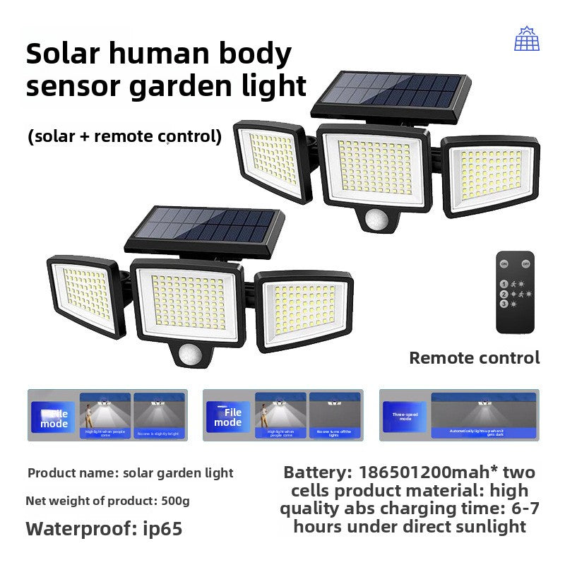 Smart Solar Outdoor Garden Light with Motion Sensor