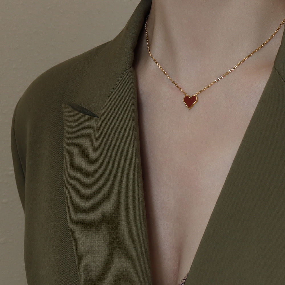 Love Heart Collar Necklace