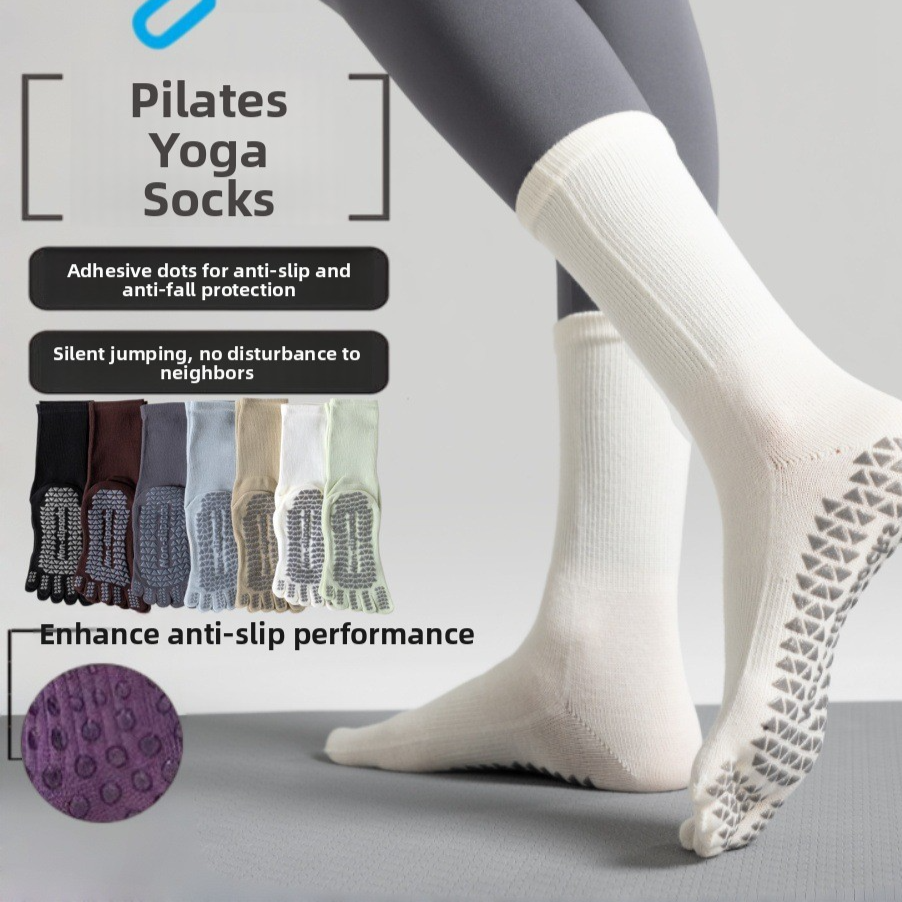 Cotton Five-Toe Yoga Pilates Socks