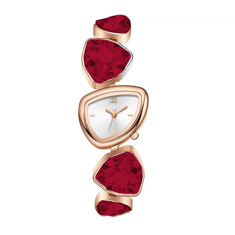 Women's Diamond Accent Quartz Watch with Metal Bracelet