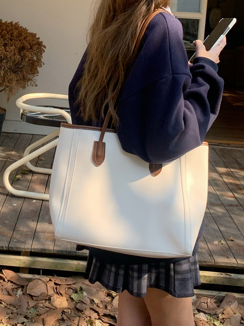 Retro Large Capacity Women Tote Bag