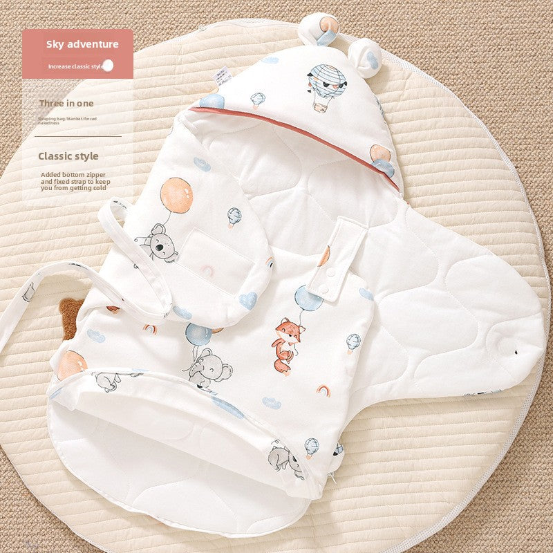 Newborn Cotton Sleeping Bag Swaddle Blanket
