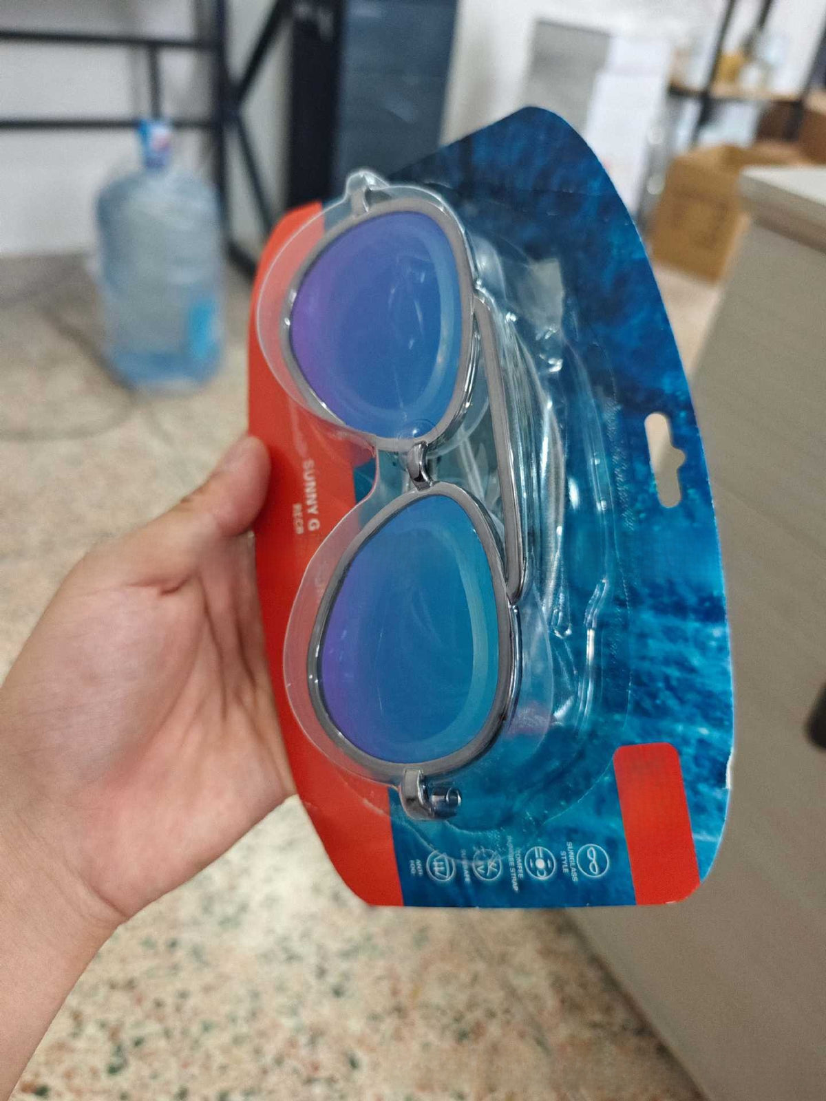 Anti-Fog Mirror Swimming Goggles
