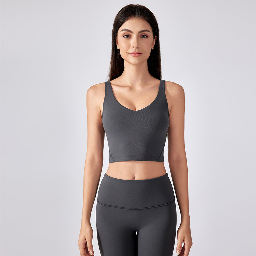 Women's High Support Yoga Running Fitness Crop Top