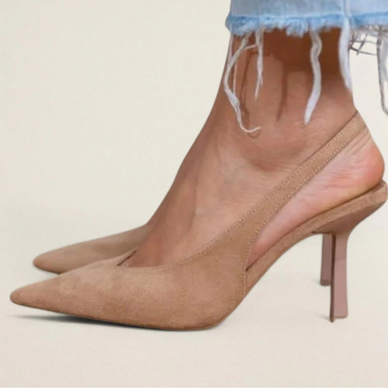 Fashion High-Heeled Pointed-Toe Women Sandals
