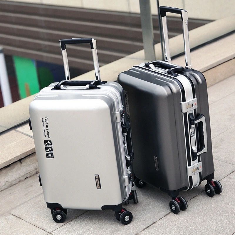 Aluminum Frame Trolley Suitcase with Universal Wheels