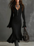 Knitted Fishtail Dress