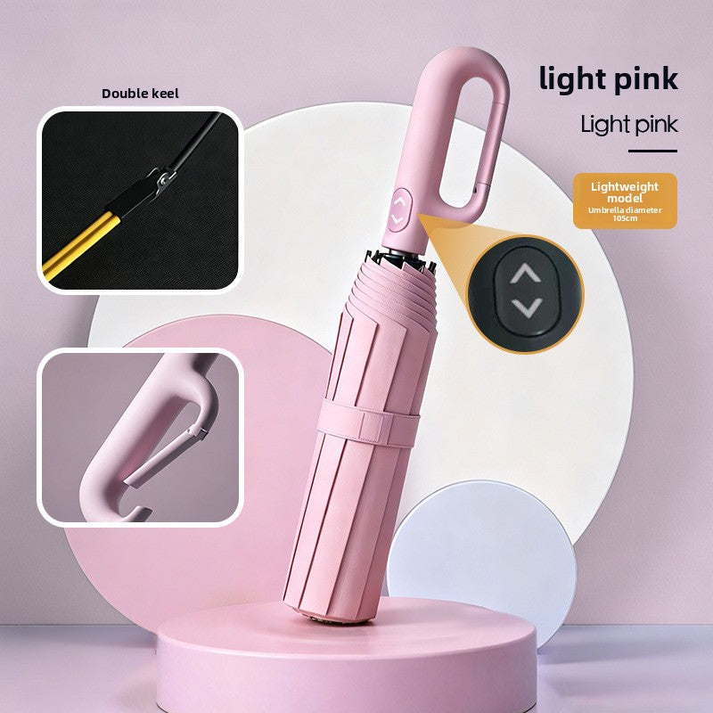 Fully Automatic Umbrella with Ring Handle