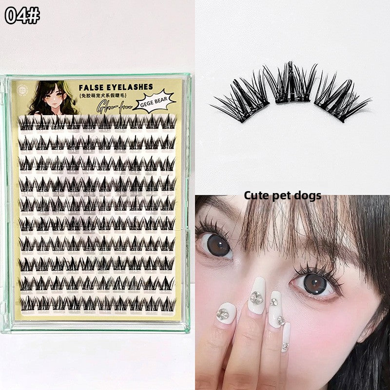 Self-adhesive false eyelashes