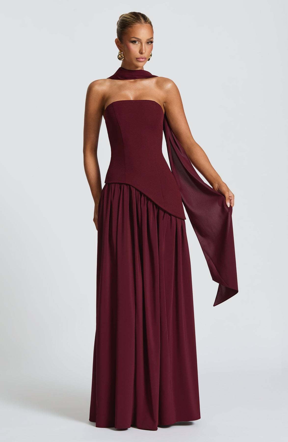 Women's High-Slit Bodycon Long Dress