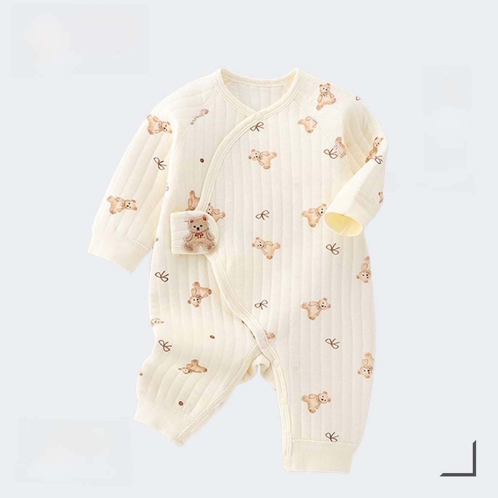 Baby Quilted Jumpsuit Winter Warm Clothing