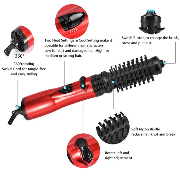 Automatic Hair Styler Comb with Curling Straightening and Blow Drying Functions