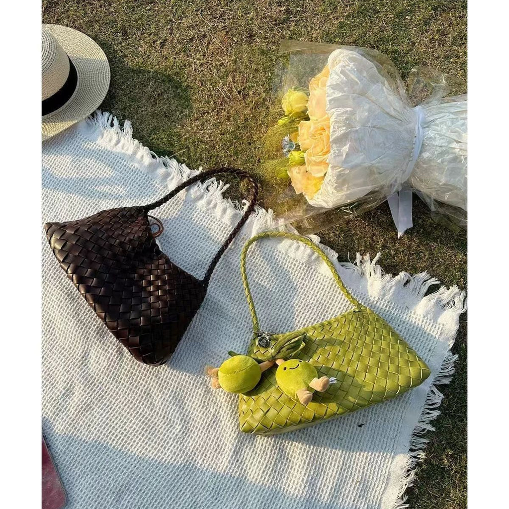 Korean Handwoven Underarm Shoulder Bag