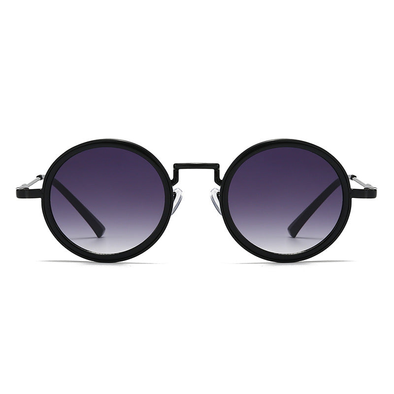 Retro Round Metal Frame Sunglasses