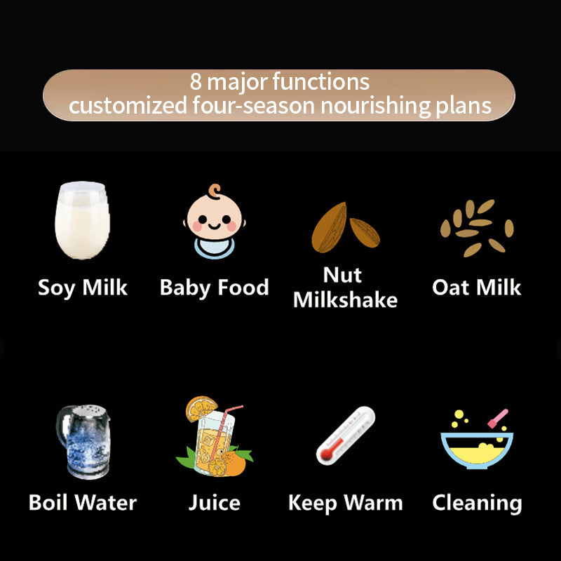 Mini Automatic Heating Soy Milk Maker and Juicer